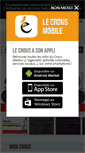 Mobile Screenshot of crous-creteil.fr